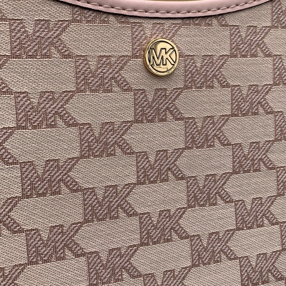 MICHAEL KORS Briley Small Logo Messenger XBODY Bag POWDER BLUSH MULTI - Picture 13 of 16